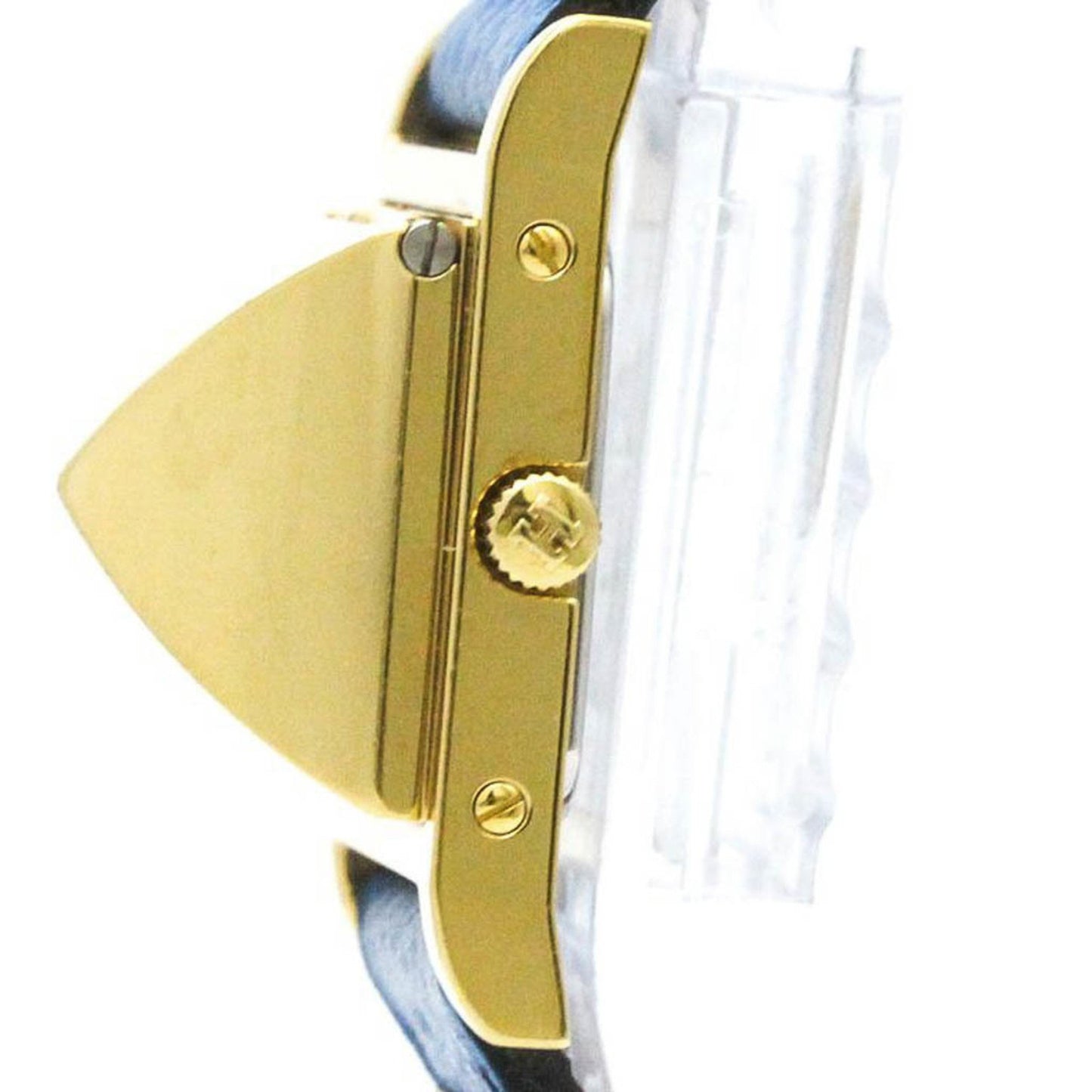 Hermès White Leather Medor