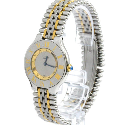 Cartier Silver Gold And Steel Must 21