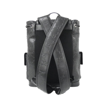 Gucci Black Leather Backpack