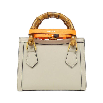 Gucci Brown Leather Diana