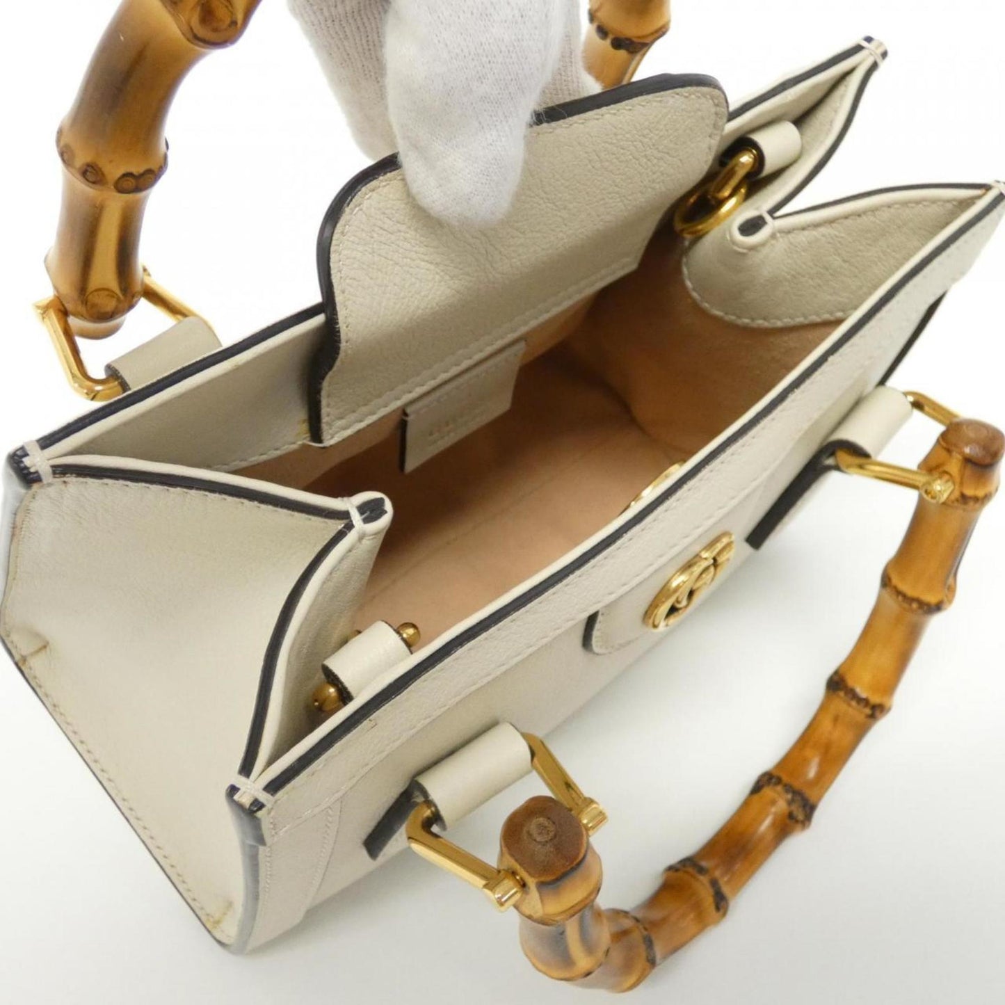 Gucci Brown Leather Diana