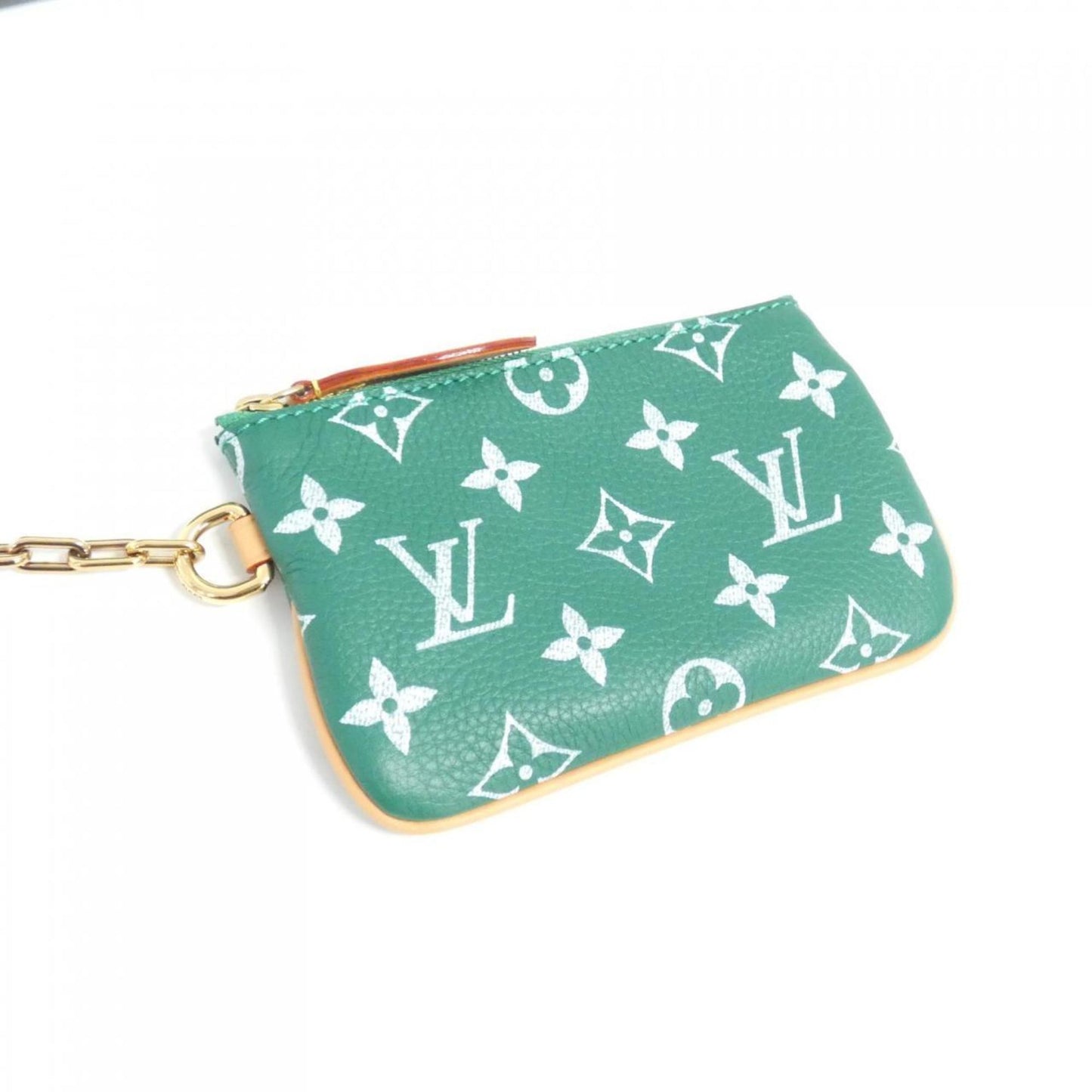 Louis Vuitton Green Leather Speedy Bandoulière 25