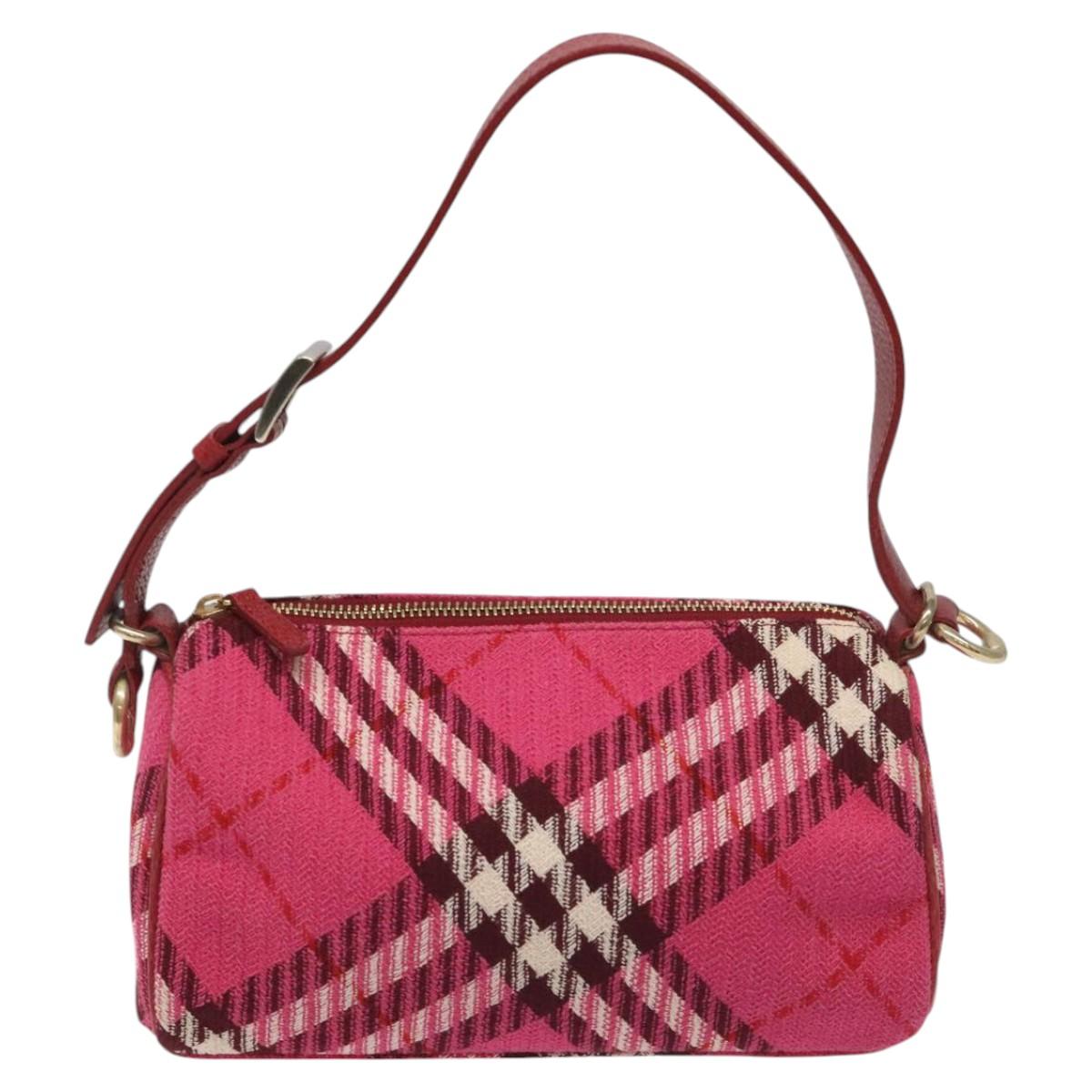 Burberry Pink Canvas Nova Check