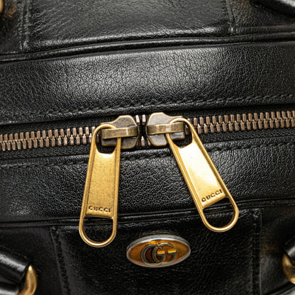 Gucci Black Leather Basketball