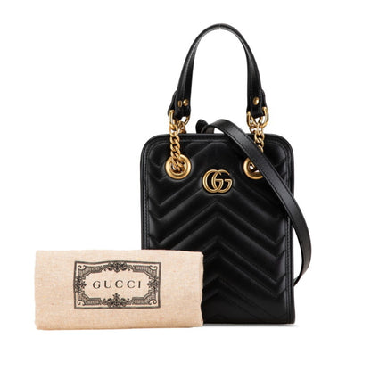 Gucci Black Leather Marmont
