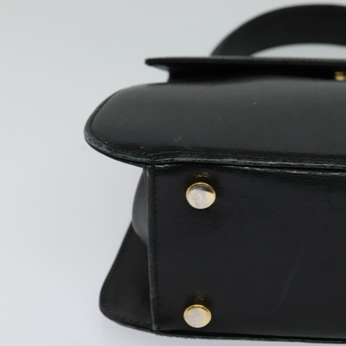 Salvatore Ferragamo Black Leather Handbag