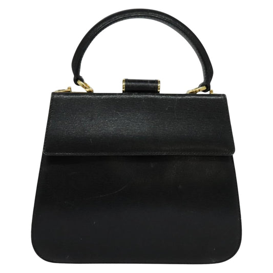 Salvatore Ferragamo Black Leather Handbag