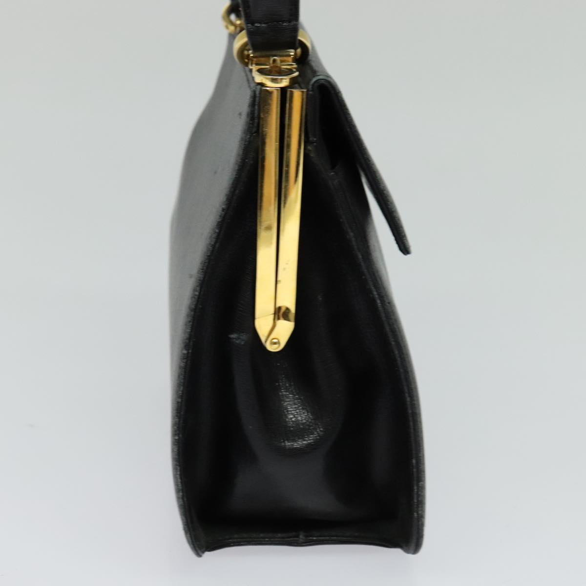 Salvatore Ferragamo Black Leather Handbag