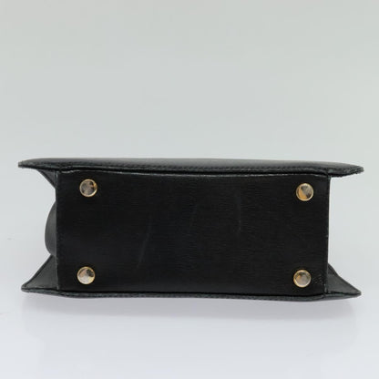 Salvatore Ferragamo Black Leather Handbag