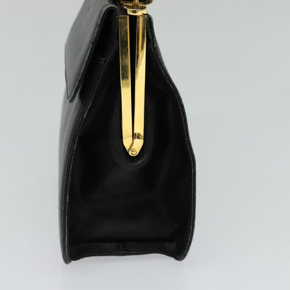 Salvatore Ferragamo Black Leather Handbag