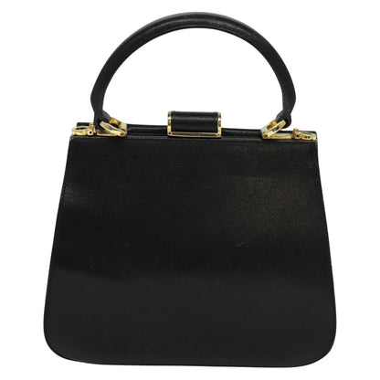 Salvatore Ferragamo Black Leather Handbag