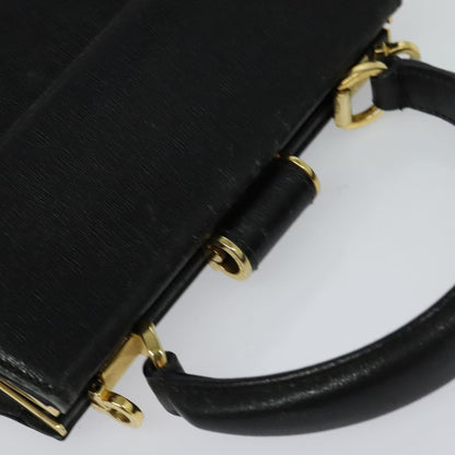 Salvatore Ferragamo Black Leather Handbag