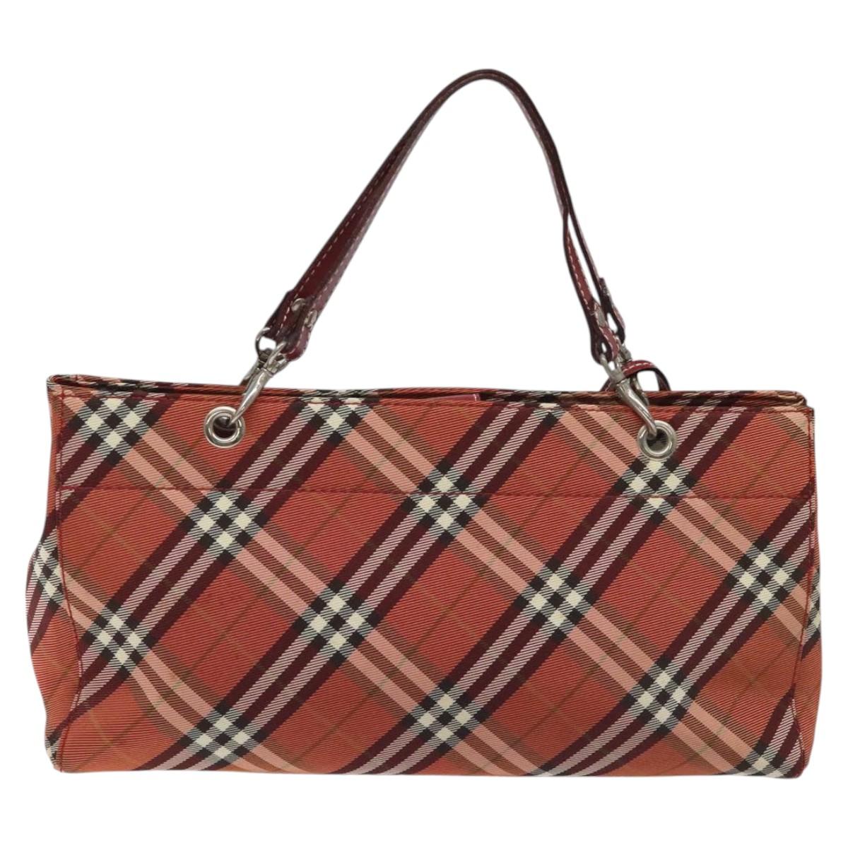 Burberry Red Synthetic Nova Check