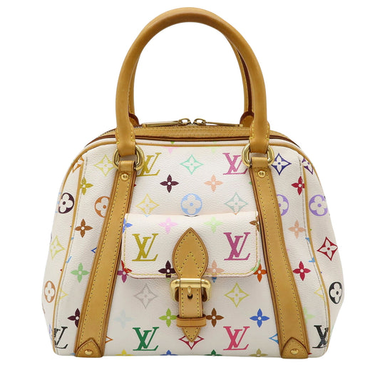 Louis Vuitton White Canvas Priscilla