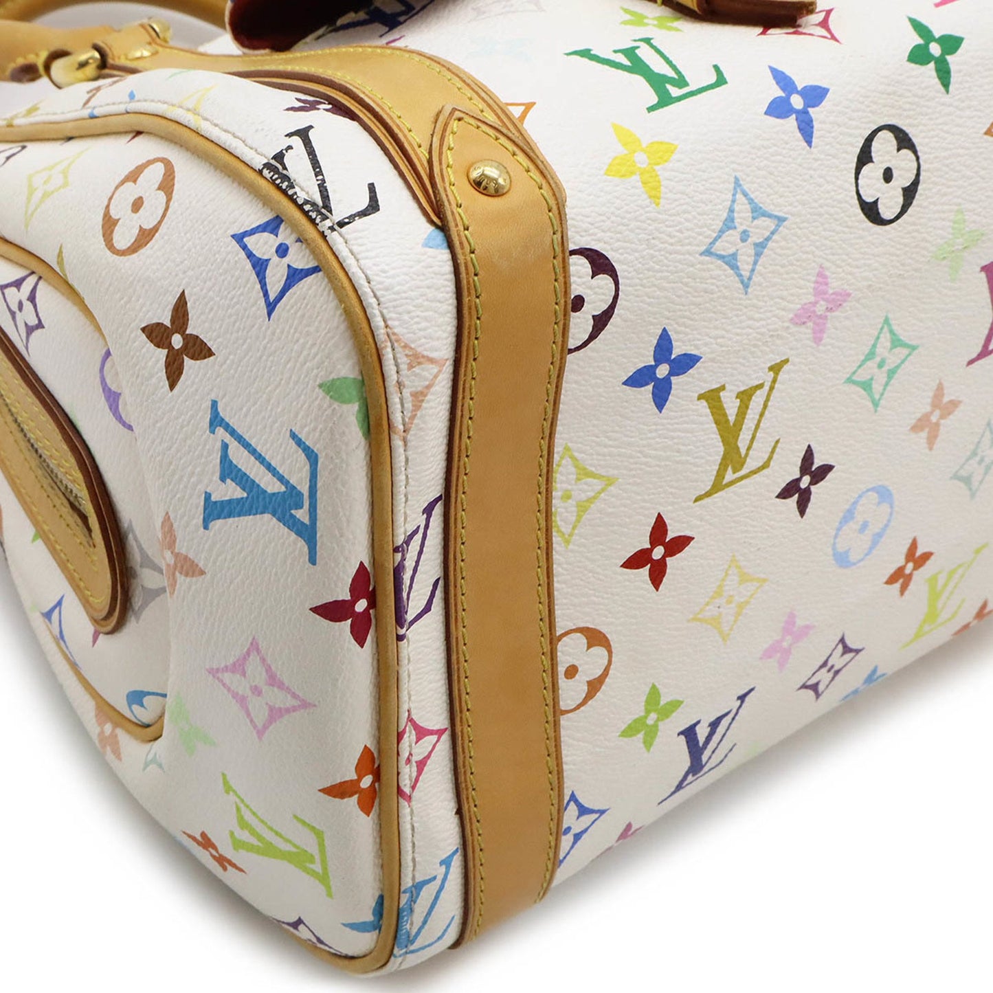 Louis Vuitton White Canvas Priscilla
