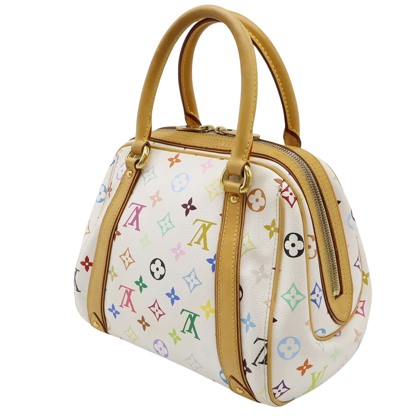 Louis Vuitton White Canvas Priscilla