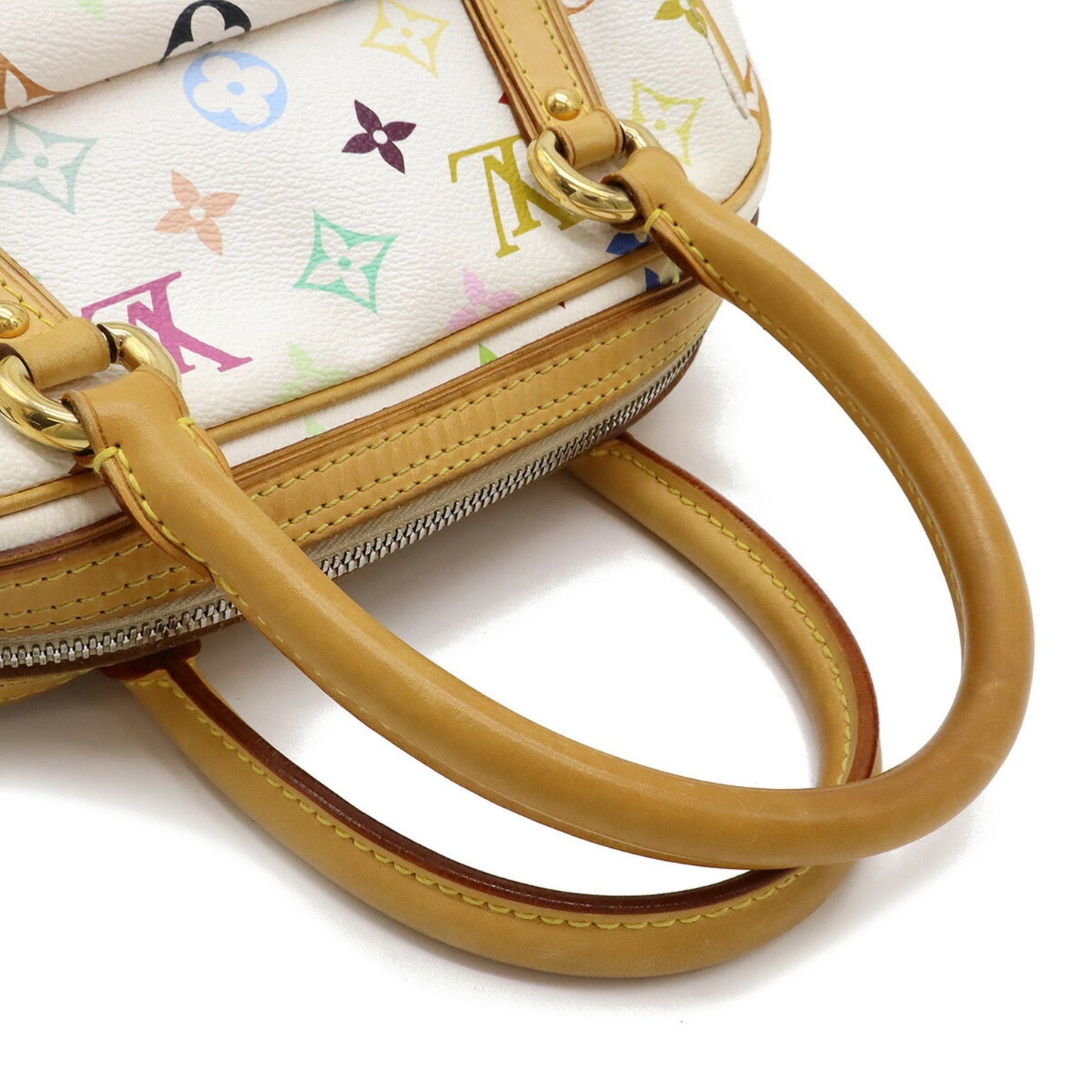 Louis Vuitton White Canvas Priscilla