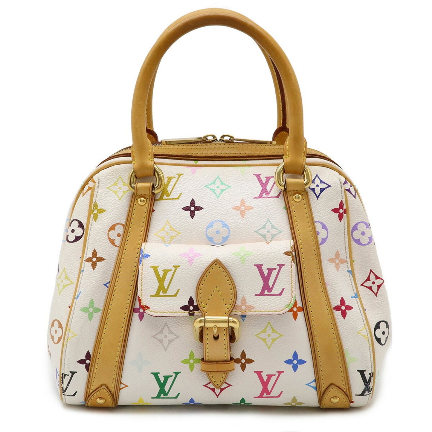 Louis Vuitton White Canvas Priscilla