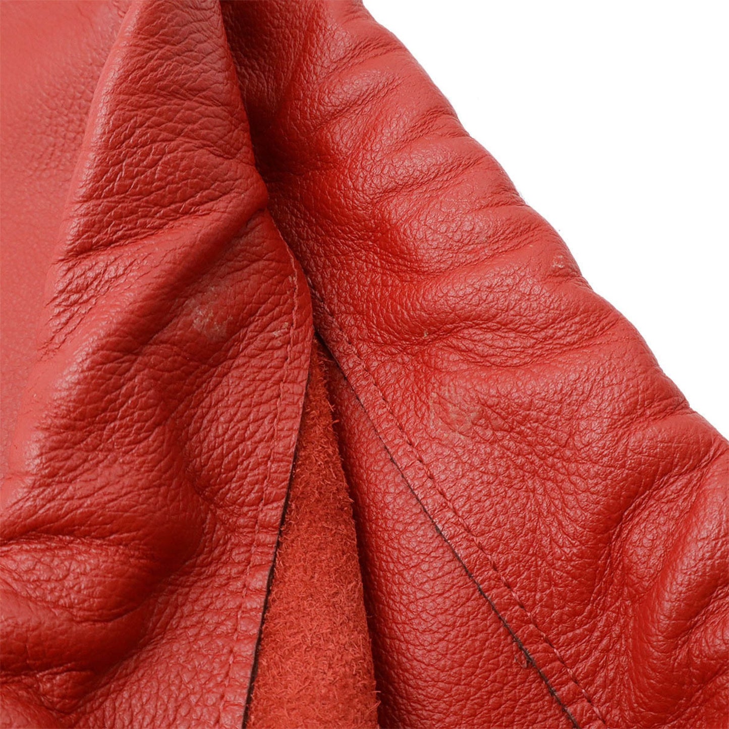 Hermès Red Leather Backpack