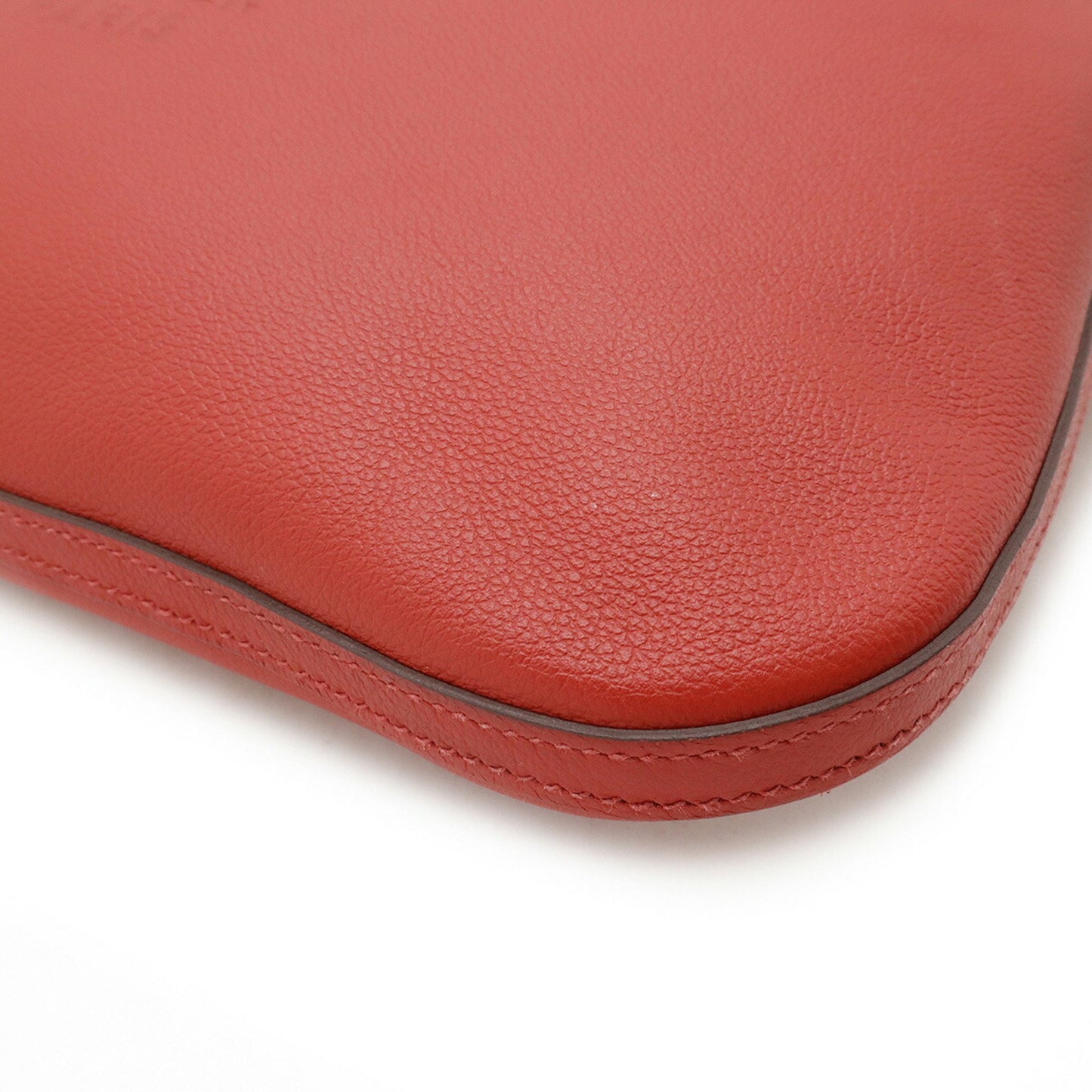 Hermès Red Leather Backpack