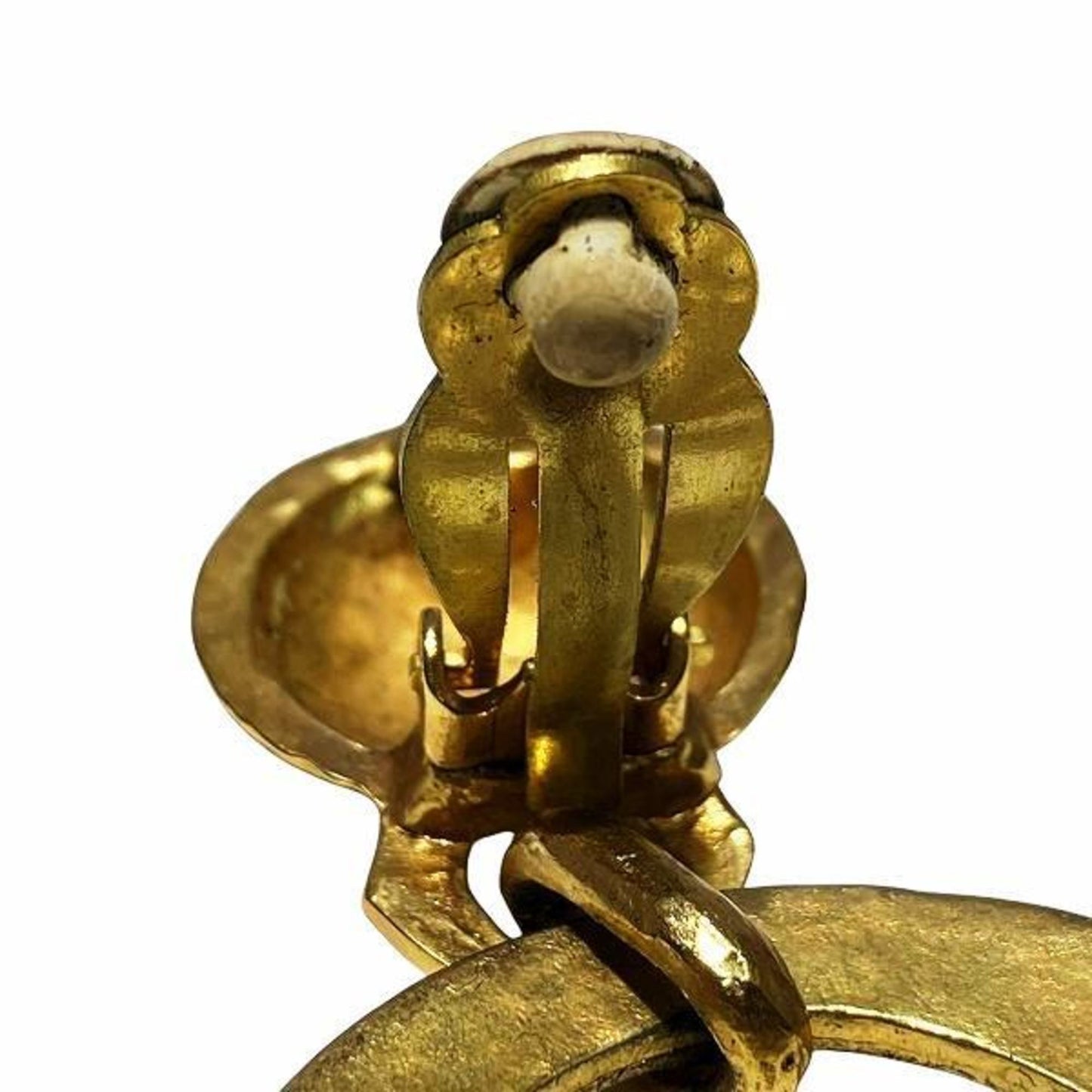 Chanel Gold Gold Plated Coco Mark
