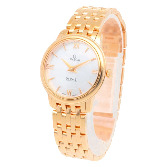 Omega White Rose Gold Constellation