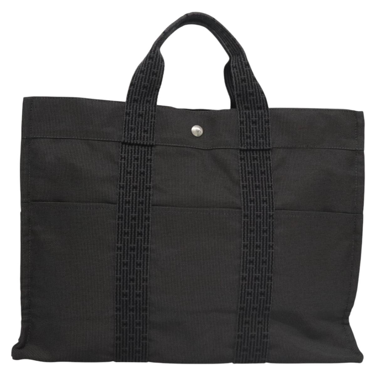 Hermès Gray Canvas Herline