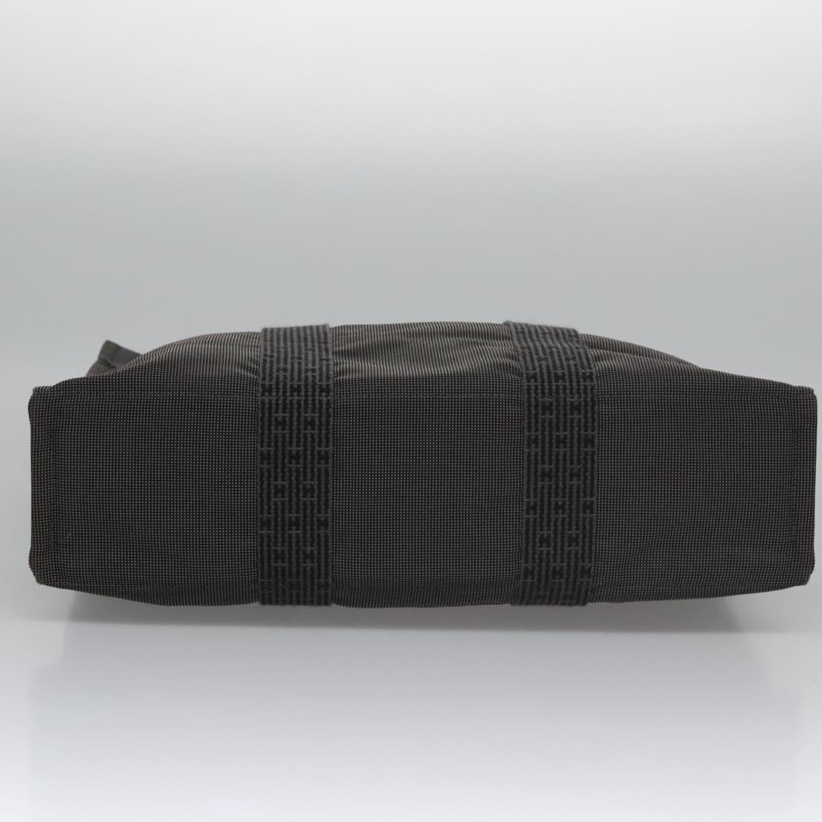 Hermès Gray Canvas Herline