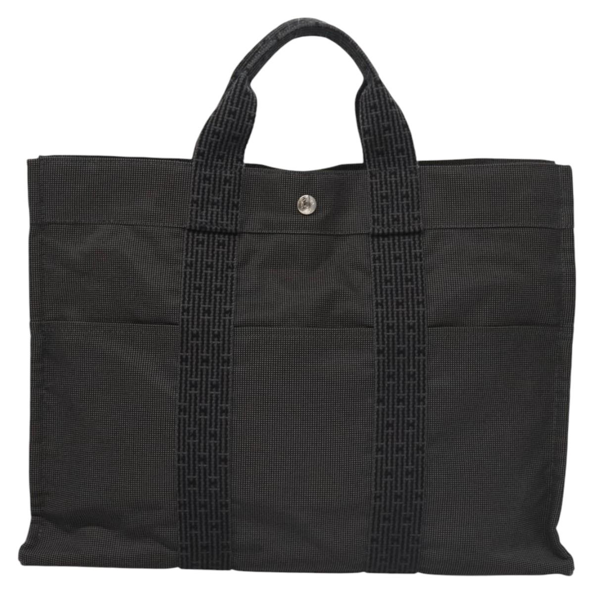 Hermès Gray Canvas Herline