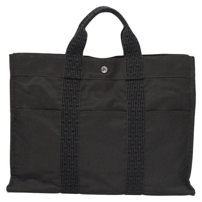 Hermès Gray Canvas Herline