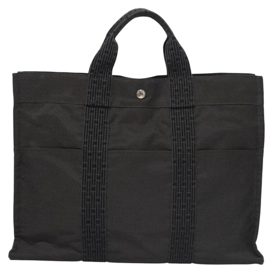 Hermès Gray Canvas Herline