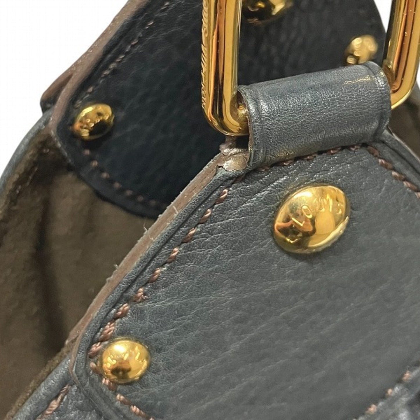 Louis Vuitton Black Leather Mahina