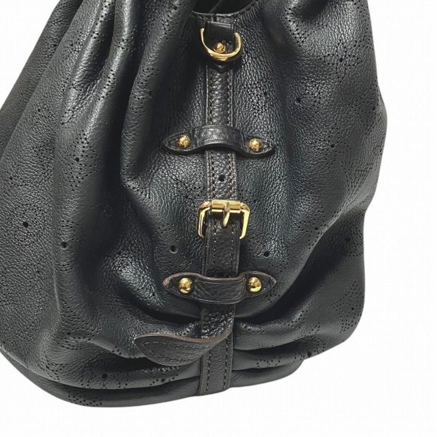 Louis Vuitton Black Leather Mahina