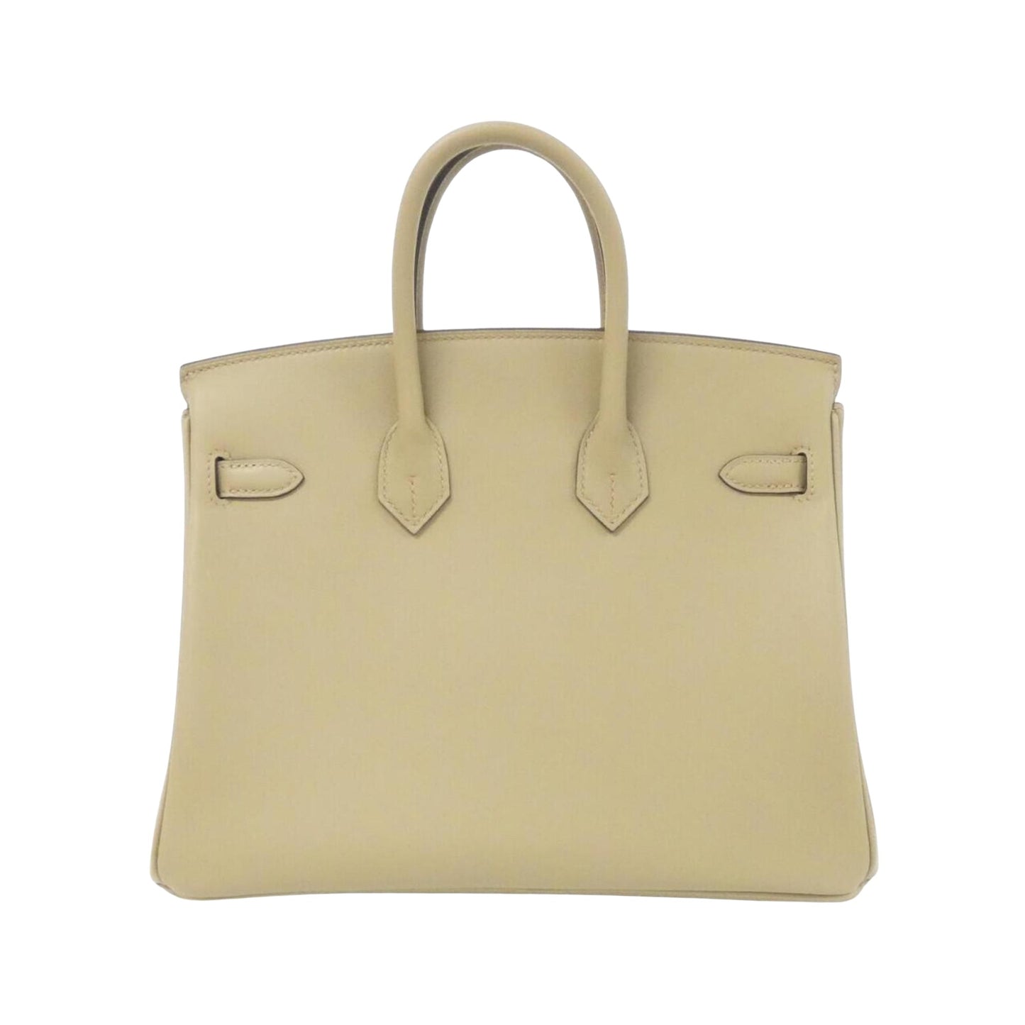 Hermès Silver Leather Handbag