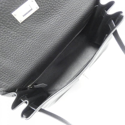 Hermès Black Leather Handbag