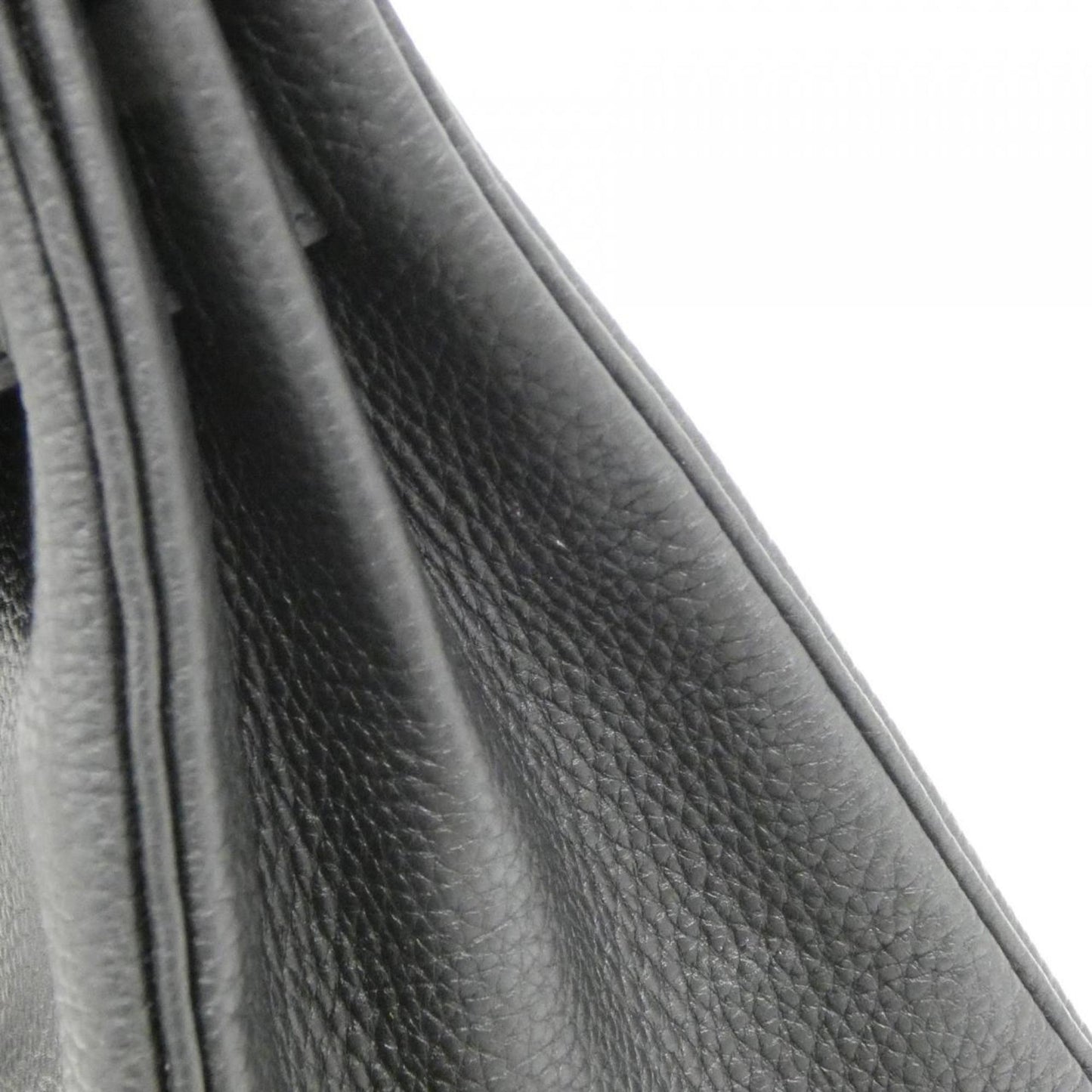 Hermès Black Leather Handbag