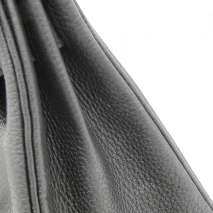 Hermès Black Leather Handbag