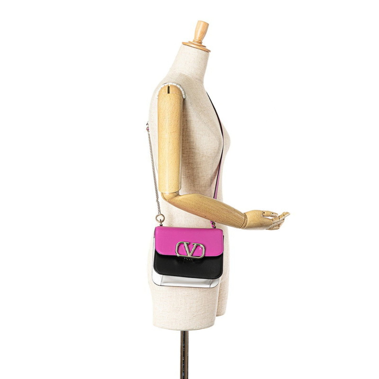 Valentino Garavani Pink Leather Vsling