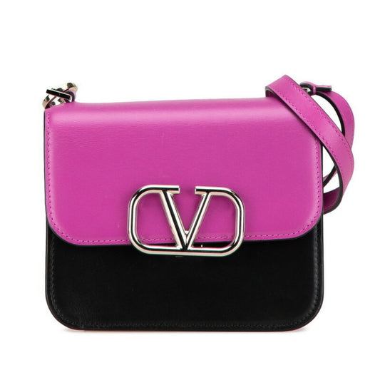 Valentino Garavani Pink Leather Vsling