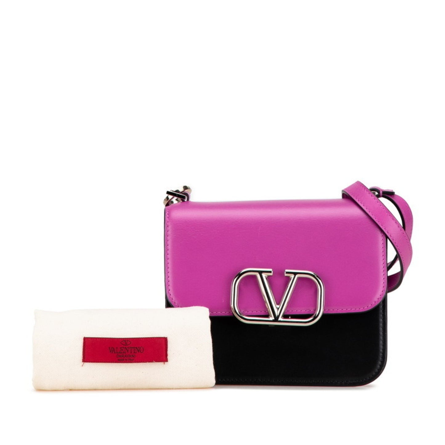 Valentino Garavani Pink Leather Vsling