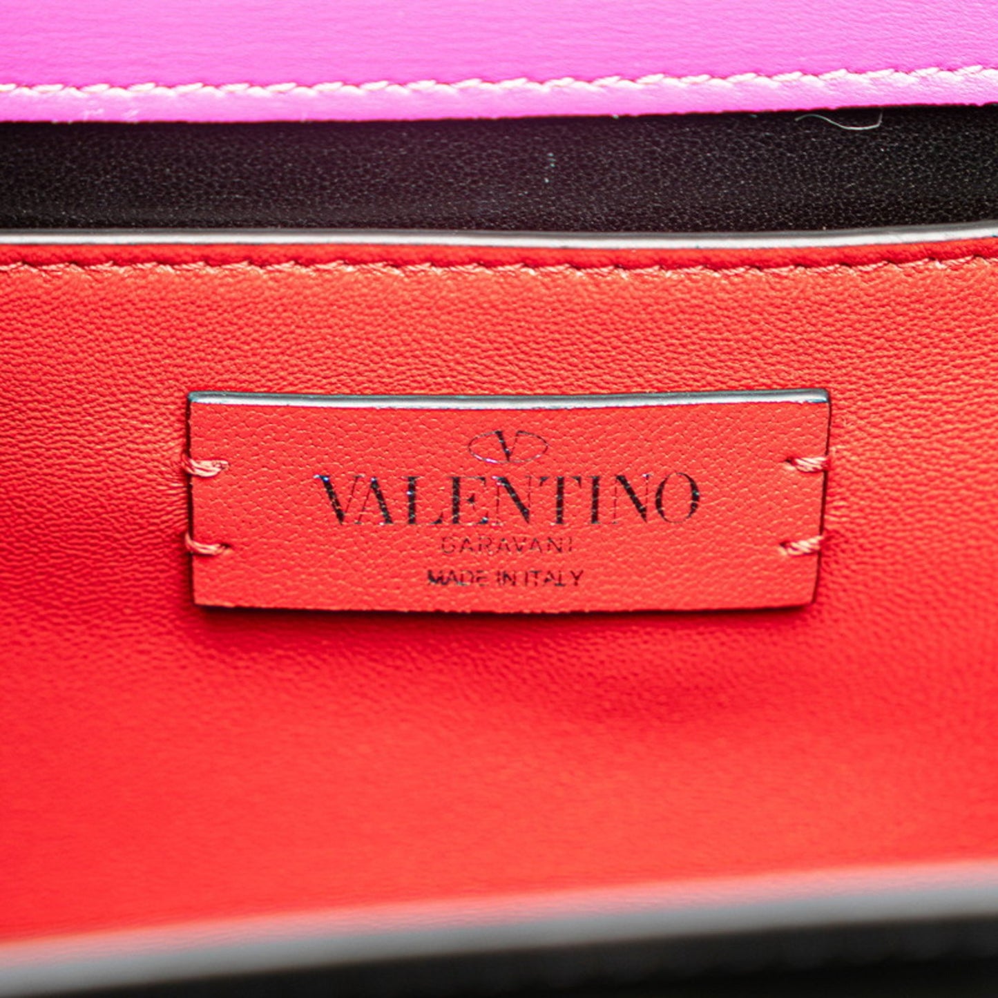 Valentino Garavani Pink Leather Vsling