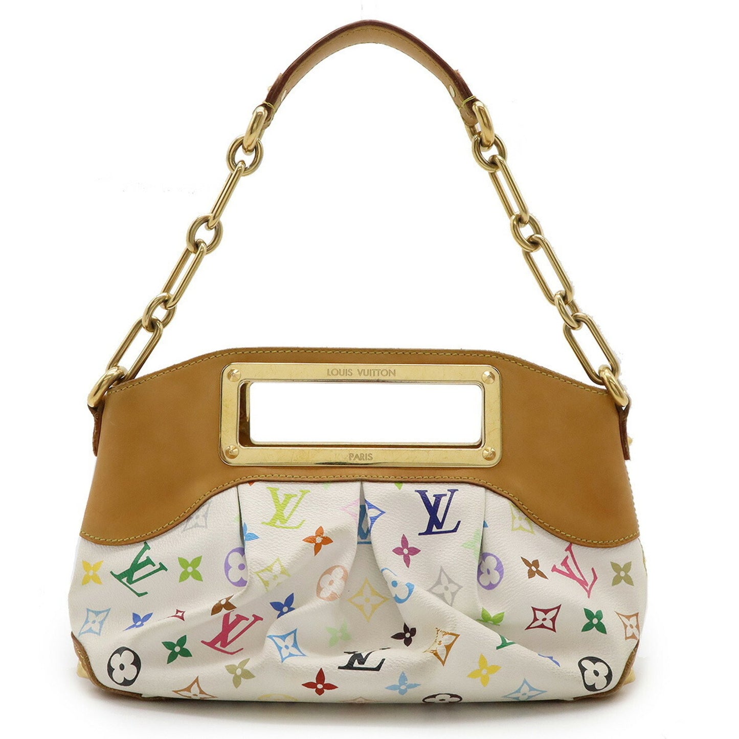 Louis Vuitton White Canvas Judy