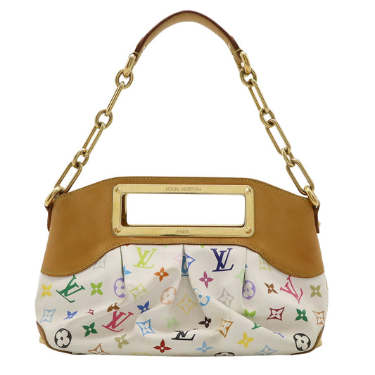 Louis Vuitton White Canvas Judy