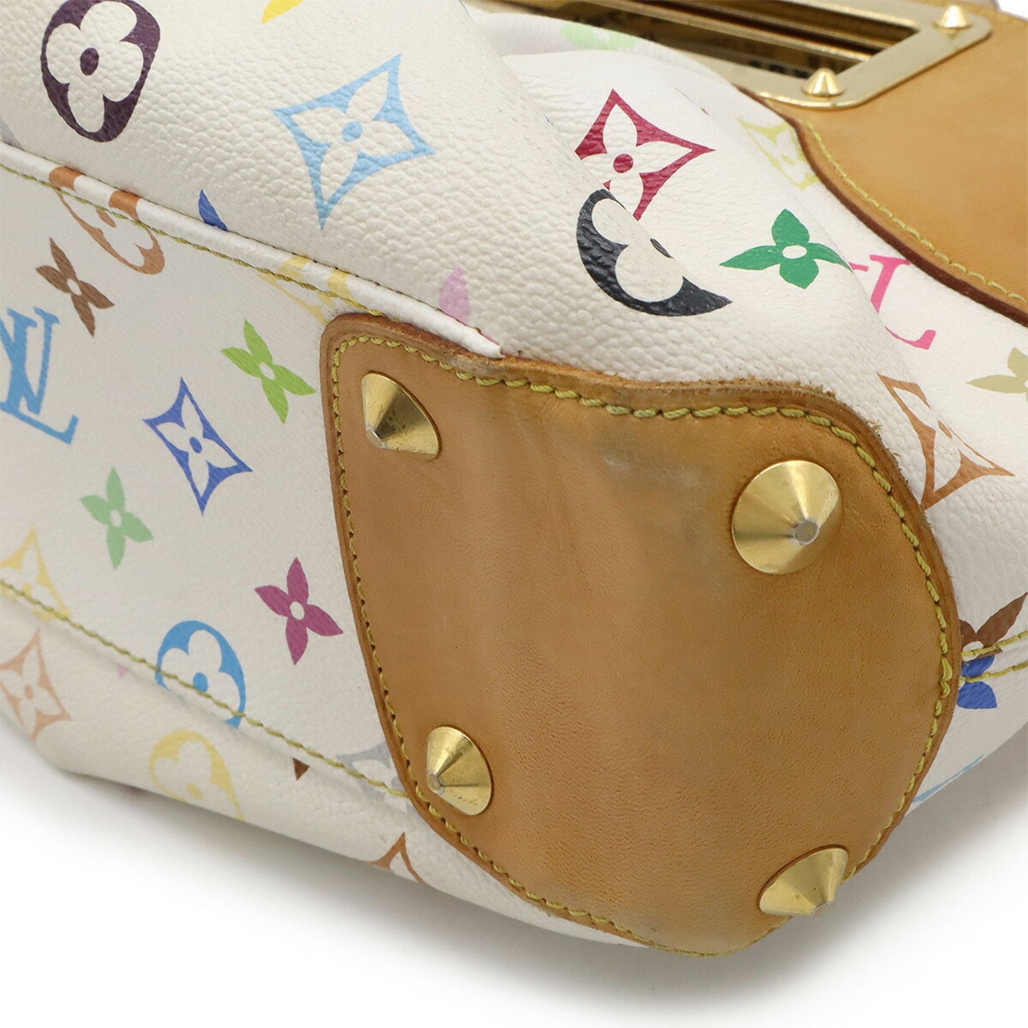 Louis Vuitton White Canvas Judy