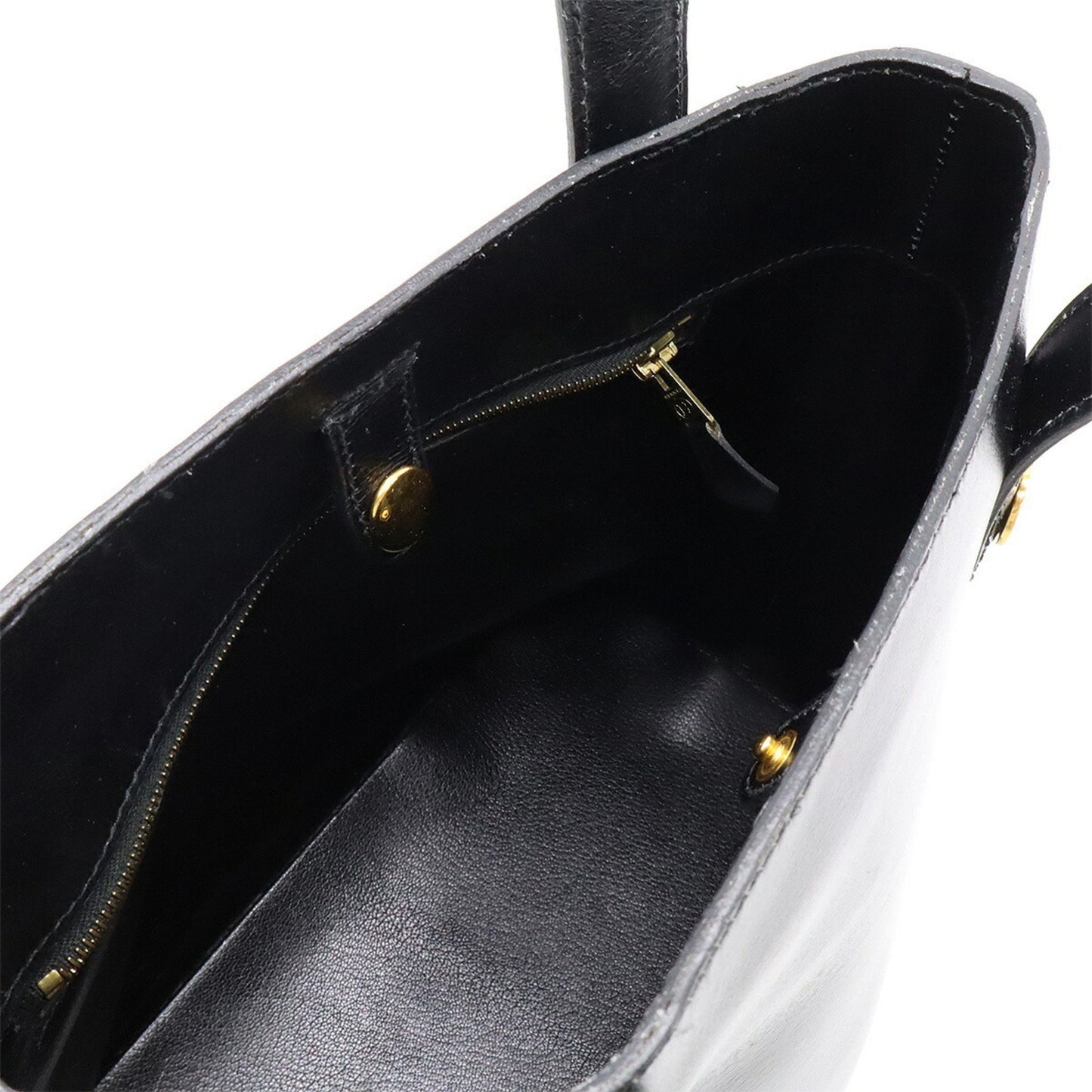 Hermès Black Leather Sellier