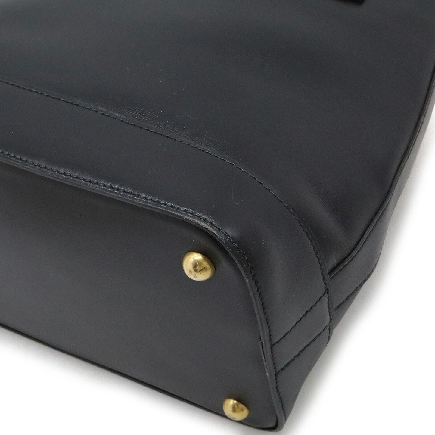 Hermès Black Leather Sellier