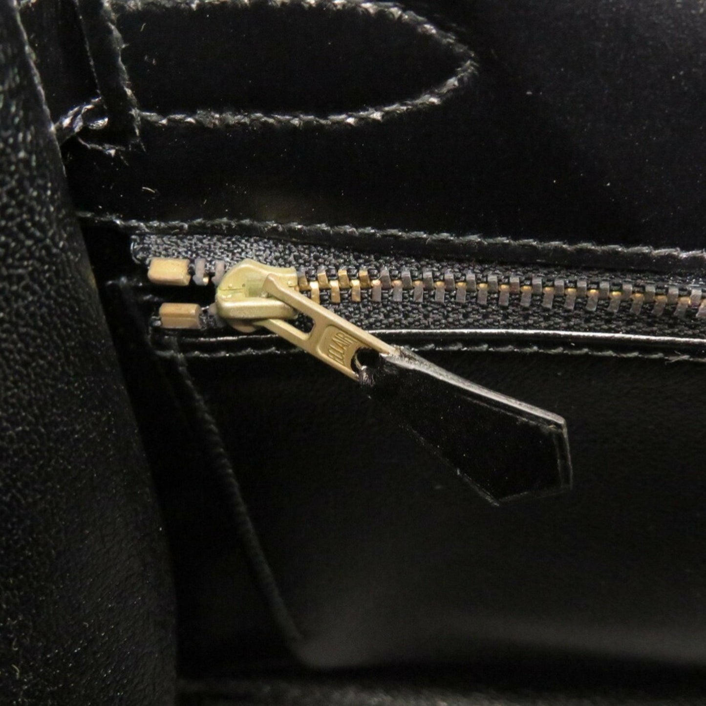 Hermès Black Leather Kelly 32