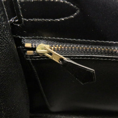 Hermès Black Leather Kelly 32