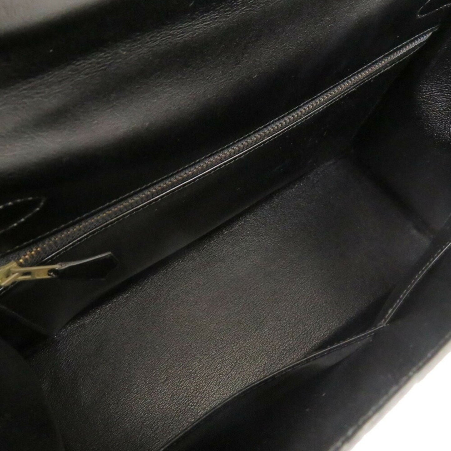 Hermès Black Leather Kelly 32