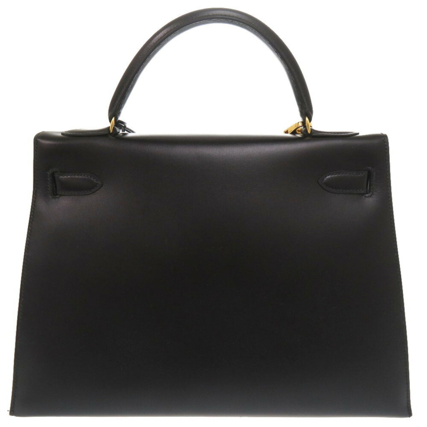 Hermès Black Leather Kelly 32